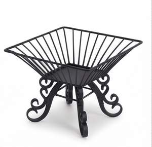 Frutero Decorativo de Metal Negro de Primera Calidad con Diseño Vintage, Perfecto para Decoración de Mesa de Cocina y Uso como Cesta, Ideal para Venta al por Mayor - Product Image 3