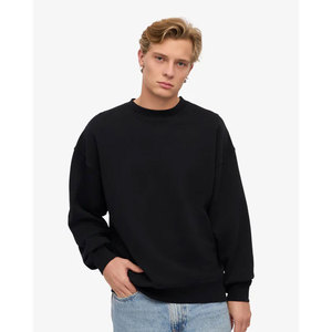 Sweat-shirt vintage délavé pour homme, nouveau pull en molleton teint pigmentaire à col rond avec finition vieillie pour homme - Product Image 1