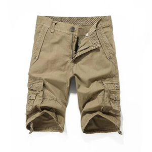SOLID Color Popular Cargo Shorts Quick Dry Classic Summer Daily Casual Fashion Outdoor Breathable Shorts For Men's - Product Image 3
