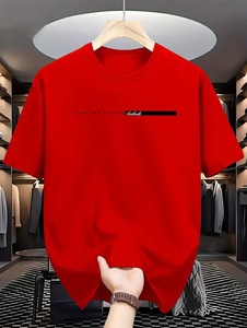 Camiseta de manga corta para hombre con estampado Face The Future, corte regular, cuello redondo, estilo casual, jersey blanco, logotipo frontal de algodón - Product Image 4