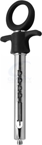 CLASTY INSTRUMENTS Seringue dentaire passive automatique, manche en plastique noir, acier inoxydable, réutilisable, autoclavable, aspirante locale - Product Image 2