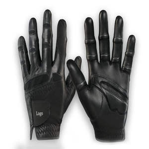 Gants de golf unisexes personnalisés en cuir Cabretta à doigts complets, mitaines de sport d'été souples en PU pour hommes et femmes, durables, écologiques et à séchage rapide - Product Image 4