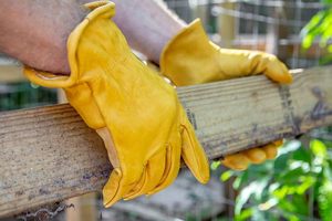 New Arrivals Durable Grain Cowhide Leather Construction Work <b>Driver</b> <b>Gloves</b> Hand Protection Industrial Working Driving <b>Gloves</b> - Product Image 3