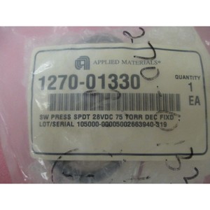 AMAT 1270-01330 SW Press SPDT 28VDC 75 Torr Dec - Equipo y Piezas de Semiconductores de Confianza de Marca Global - Product Image 1