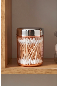 Copper Hammered Food Container With Stainless Steel Lid Round Spice <b>Storage</b> <b>Box</b> Minimalist Design Keep Fresh 1 Layer For Home - Product Image 4