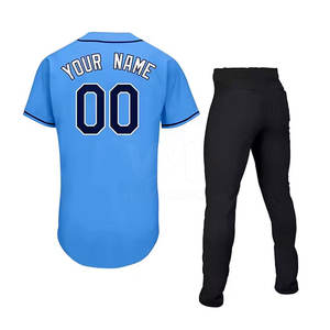 Uniforme de Béisbol con Logotipo Personalizado de Último Diseño, Uniforme de Béisbol al Por Mayor Más Vendido a Precio Económico para Venta en Línea - Product Image 2