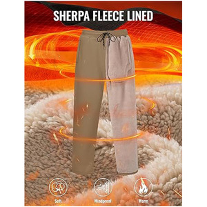Pantalones Deportivos Casuales de Verano para Hombre, Corte Recto Regular, Estilo Vintage, Cintura Ajustable, 100% Algodón, Ecológicos, Antiarrugas, de Secado Rápido - Product Image 4