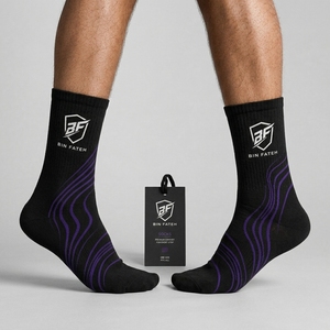 High Quality 100% Cotton Casual <b>Socks</b> New Arrival Bulk Wholesale Custom Colors Breathable for <b>Winter</b> Woven Athletic <b>Socks</b> - Product Image 6