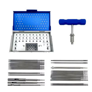 Kit d'instruments chirurgicaux orthopédiques vétérinaires avec extracteur de vis et tournevis à poignée en T pour la chirurgie animale, réutilisable - Product Image 5