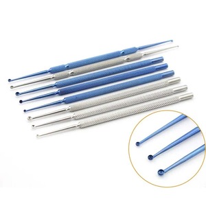 Pinzas de aleación de titanio tamaño SML para instrumentos microscópicos y oftálmicos, para quistes de glándulas tarsales y cureta de calázion Meyerhoefer - Product Image 1