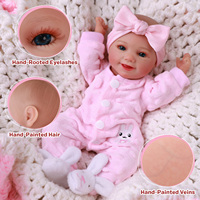 Muñecas Bebé Reborn de Vinilo de 12 Pulgadas, Modelo Sunny, Niña Sonriente, Realista, Recién Nacida, Lista para Enviar, MOQ Bajo, Precio de Fábrica