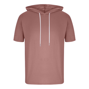 Custom Short Sleeve Winter Fleece <b>Pullover</b> Hoodie OEM ODM Manufacturer Premium Cotton <b>Men</b> Women Bulk Wholesale Private Label - Product Image 1