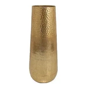 Vase à fleurs en métal personnalisable fait main pour la décoration d'étagères, idéal pour les arrangements floraux et les cadeaux lors de la réception de la maison - Product Image 1