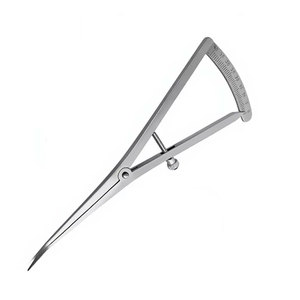 Calibrador de Mapeo Óseo Angulado de 6 Pulgadas (0-40mm), Instrumento de Medición Manual de Acero Inoxidable Reutilizable para Cirugía Dental - Product Image 4
