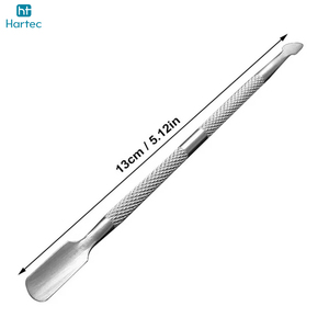 Professional <b>Nail</b> Cuticle Pusher Tool High Precision Manicure Grooming <b>Kit</b> Dual Ended Cuticle Pusher With Ergonomic Anti Slip - Product Image 2