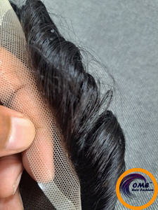 Cierre de Encaje con Cabello Humano Remy Indio, Rizado Afro Kinky, 130% de Densidad, Parte Media, Textura de 24mm, Nudos Invisibles Decolorados - Product Image 6