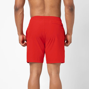 Shorts en coton respirant à séchage rapide pour homme, couleur unie, nouvelle conception, style streetwear, avec poches latérales longues - Product Image 2