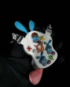 จี้และชาร์มเพชรโมอิสซาไนต์ VVS ดีไซน์เฉพาะตัว ทำจากเงินแท้สองสีโรสโกลด์สั่งทำพิเศษ - Product Image 2