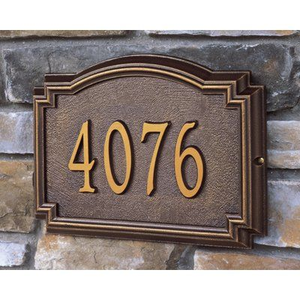 Vintage Inspired Metal Plaque Classic Home Decor Piece - Product Image 4