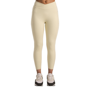 กางเกงเลกกิ้งผ้าฝ้ายผสมพรีเมียม ยืดได้สี่ทิศทาง กางเกงโยคะสีพื้นเรียบ กางเกงรัดรูปสวมใส่สบายสำหรับทุกวัน - Product Image 2