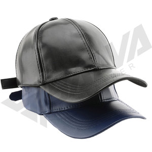 Nouvelle casquette de baseball en cuir PU imperméable pour adultes, couleur unie vintage, logo personnalisé, utilisation quotidienne, sports de plein air, protection solaire - Product Image 5