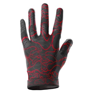 Top High Quality Prime Craft American Football Gloves Fully Sublimation Print Custom Logo Synthetic Leather/Neoprene/<b>Sticky</b> - Product Image 3