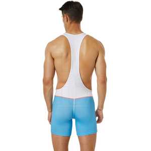 Maillot de lutte pour hommes, col en V, sans manches, ajusté, en spandex et polyester, respirant, à séchage rapide, uniforme de compétition sportive - Product Image 2