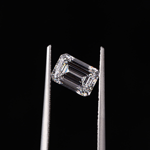 Diamante Cultivado en Laboratorio con Corte Esmeralda de 2 a 4 Quilates, Piedra Suelta con Certificación IGI, Color DEF, Claridad VS1 VVS, Diamante Sintético CVD para Anillo de Compromiso - Product Image 6