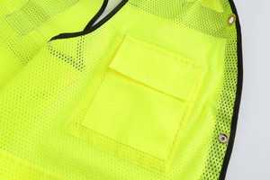 เสื้อกั๊กนิรภัยสำหรับผู้ชายแบบไม่มีแขน รุ่นล่าสุด สำหรับฤดูใบไม้ร่วง ทนทาน เหมาะสำหรับกิจกรรมกลางแจ้ง มาตรฐาน ANSI Class 2  รับสกรีนโลโก้ กันน้ำ กันลม สะท้อนแสง - Product Image 6