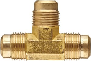 Raccord en T réducteur en laiton (AOL168) forgé pour faible pression, classe 150 SAE, fabricant de raccords à sertir - Product Image 2