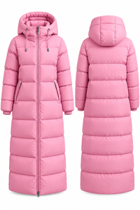 <b>Winter</b> Detachable Thick <b>Waterproof</b> Windproof Slim Fit Breathable Formal <b>Coat</b> with Front Logo for Men Outdoor Use - Product Image 5