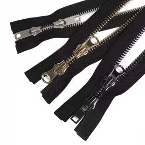 Vente directe d'usine Haute qualité 3 #   5 #   Fermeture éclair métallique à double curseur, ouverture bidirectionnelle, pour manteaux, bagages et sacs - Product Image 2