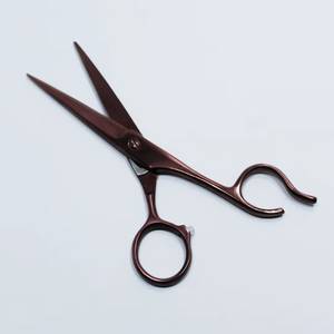 Ciseaux de coiffure professionnels en acier inoxydable 440C, lame tranchante, pour droitiers, manche moyen, ciseaux de coupe de cheveux - Product Image 3