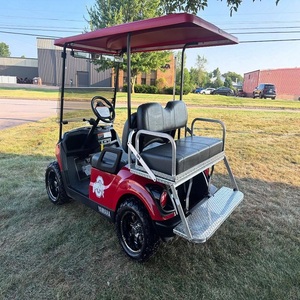 Carritos de golf eléctricos de un solo asiento para adultos en buen estado, funcionando, tipo Club Car, a bajo precio, al por mayor, en stock para la venta. - Product Image 3