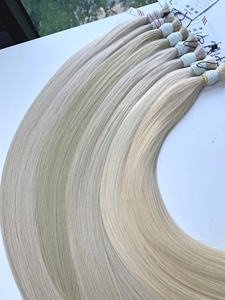 Extensiones de cabello humano crudo de alta calidad sin procesar 100%, cabello crudo tejido con extremos gruesos, estilos rectos naturales para mujer - Product Image 3