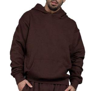 Sudaderas con Capucha para Hombre, de Alta Calidad, 100% Algodón, con Efecto Desgastado, Pedrería, Hombros Caídos, Bordadas, Hechas en Pakistán - Product Image 2