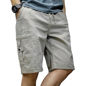 Pakistan Made High Quality Breathable Comfortable Men's Shorts Casual Solid Pattern Elastic Waist Closure Quick Dry Color men to - Product Image 2