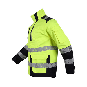 Uniforme de Seguridad para Trabajadores de Alta Visibilidad, Chaqueta y Pantalones de Poliéster Térmico con Logotipo Personalizado - Descuento por Compra al por Mayor - Product Image 5