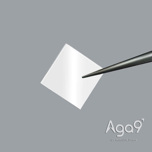Aga9 5mmx5mm Single Crystal Square Diamond <b>Plate</b>, Both <b>Sides</b> Polished, 0.4mm Thickness - Product Image 3