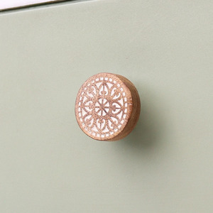 Handmade Premium Quality White Brown Wooden Drawer Knobs Dresser Pulls Cabinet Door <b>Kitchen</b> <b>Cupboard</b> Handles WRK-221 Wholesale - Product Image 4