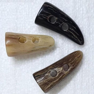 Conmutador de hueso de cuerno Premium con 2 agujeros Diseño duradero y elegante para proyectos de manualidades de botones de jeans de alta calidad - Product Image 6