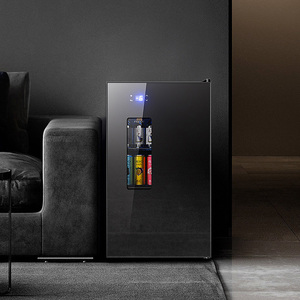 Mini Nevera Ecológica para Vinos de 85W y 98L, con Luz LED Blanca, Compacta, para Uso Doméstico, <span class=keywords><strong>Enfriador</strong></span> de Bebidas - Product Image 3