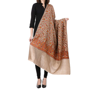 Chal de Invierno para Mujer, Grueso y Cálido, Estilo Dobby, con Borlas, Diseño Estampado, Logotipo y Talla Personalizables, Venta al Por Mayor, Alta Calidad - Product Image 1