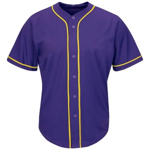 Maillot de baseball vert uni pour homme, manches courtes, polyester respirant, coupe classique, vêtements pour toutes les saisons - Product Image 3