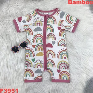 <span class=keywords><strong>Pigiama</strong></span> Estivo per Ragazze Hanzi RTS, Manica Corta in Fibra di Bambù Traspirante con Stampe Carine, 1 Pezzo - Product Image 3