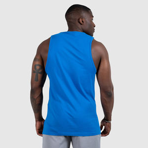 เสื้อยืดแขนกุดผ้าฝ้าย 100% สำหรับผู้ชาย แบบลำลอง ออกกำลังกาย วิ่ง หรือเล่นกีฬา ขายส่ง - Product Image 2