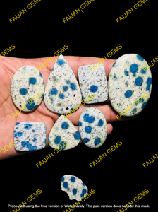 พลอย FAIJAN GEMS คุณภาพสูง ธรรมชาติ ขัดเงาด้วยมือ K2 Jasper Cabochon รับรองโดยบุคคลที่สาม รูปทรงคละแบบ 15 กรัม สำหรับงานประดับตกแต่ง - Product Image 2