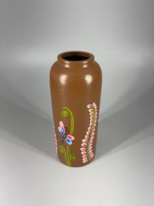 Decorative Modern Luxury Metal Flower Vase Hand Painted Floral <b>Butterfly</b> Medium <b>Table</b> Centerpiece Home Wedding Hotel Restaurant - Product Image 6
