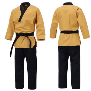 Uniforme de Judo Negro, Kimono con Cinturón Blanco, Unisex para Adultos, Ropa de Artes Marciales de Poliéster/Algodón, Corte Regular, Elástico, Ligero y Duradero - Product Image 2