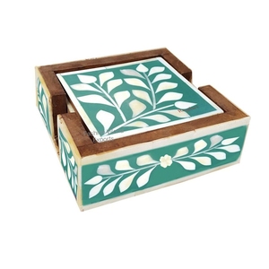 Handmade Resin <b>Drink</b> <b>Coaster</b> Set Elegant Epoxy <b>Coasters</b> with Dried Flowers, and Unique Art Designs for Home Decor & Gifts - Product Image 2